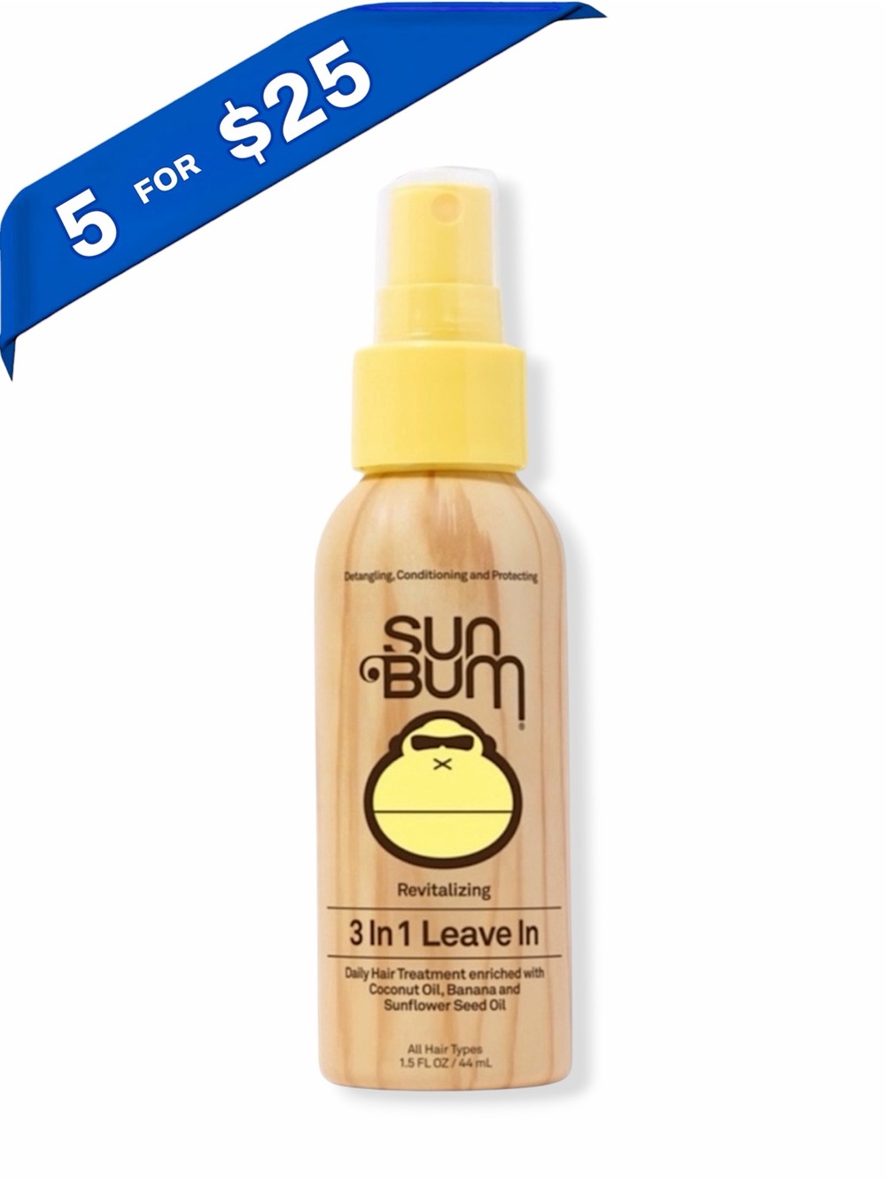 ⚡️ Sun Bum 3-in-1 Leave-In Hair Conditioner Treatment 1.5oz